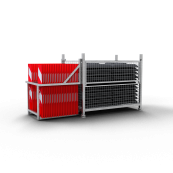 SET | with 44 flat panels and feet